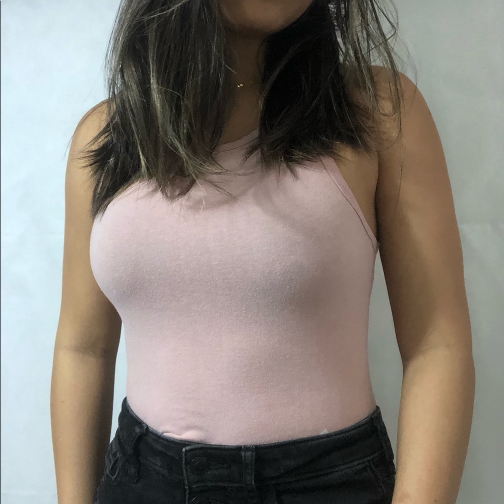 pink halter top!